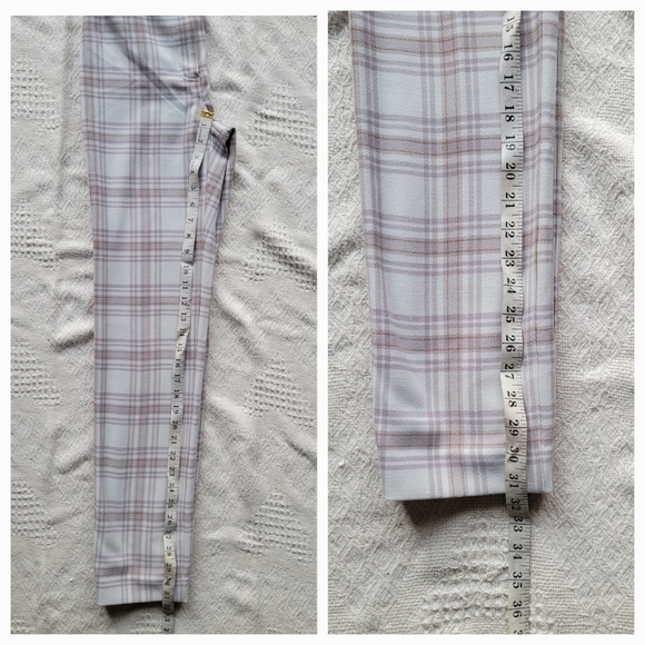 Wilfred Checkered Trousers in Cream and Brown - Picture 9 of 9